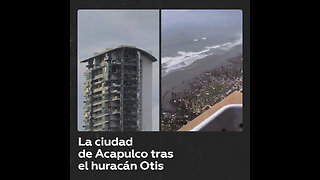 Acapulco “destruido” tras el huracán Otis