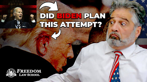 Did Biden set up the assassination attempt of President Trump? What can you do about it?