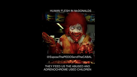 HUMAN FLESH in FAST FOOD - McDonalds & many more