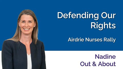 Airdrie Nurses Rally