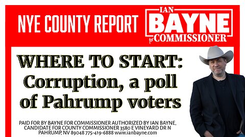 Poll Results: Pahrump voters speak out against corruption