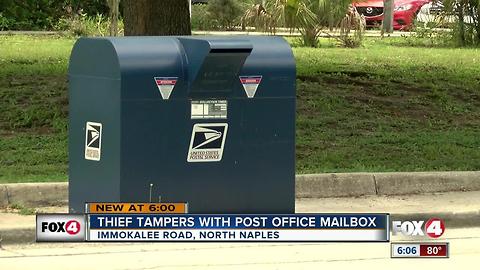 USPS: someone tampered with drop-off mailbox in North Naples