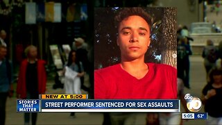 San Diego street performer sentenced for sex assaults