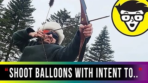 Traditional Archery Hunting with Headshot Balloons as 3D targets: Breathe, Pull, Release, Repeat