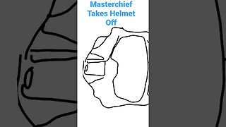 Masterchief Takes Helmet off Drawing #haloinfinite #halo #masterchief #drawing