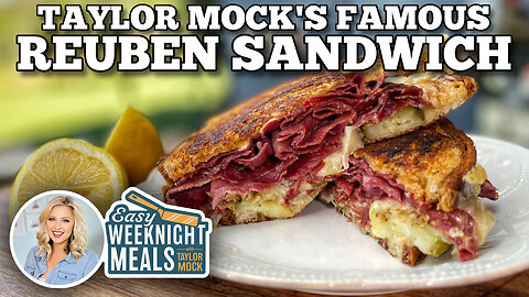 Easy Weeknight Meal: Taylor Mock's Famous Reuben Sandwich | Blackstone Griddles