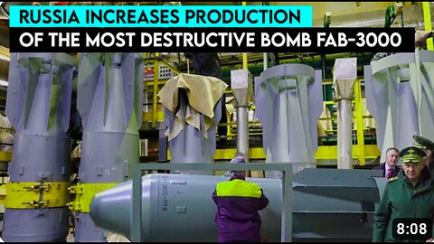 GLIDE BOMBS - BUNKERBUSTER - Russian Military Boosts FAB-3000 Production: The Most Destructive Bomb