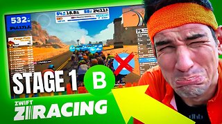 Can a CAT C Zwift Rider stay with the B's in ZRacing STAGE 1: FLAT IS FAST