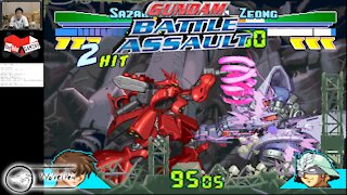 (PS) Gundam Battle Assault - Story Mode - 08 - Sazabi - Lv Hard
