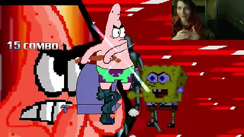 SpongeBob SquarePants Characters (SpongeBob, Squidward, And DoodleBob) VS Blockhead In A Battle