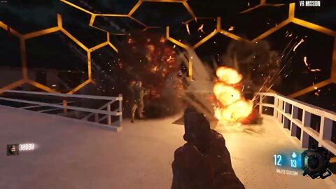 COD BO3 Custom Zombies - Shadow Moses Incident - Testing HIND Fight Animations