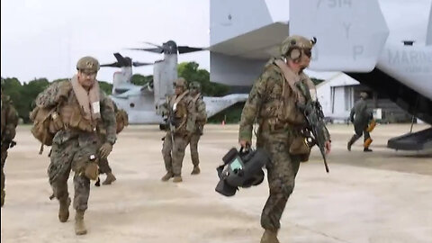 B-Roll: U.S., Philippine Marines practice onloading, offloading drills