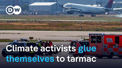 More than 100 flights cancelled in Germany as climate activists target airports across Europe