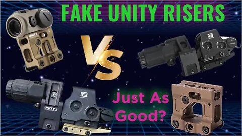 Chinese UNITY Riser/Magnifier Mounts - Are You Just Paying For A Name?