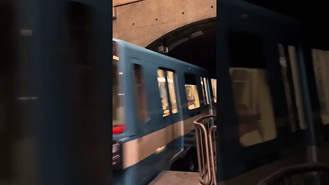 Thrilling Montréal metro up-close #train #viralvideo #montreal #travel #railway #metro