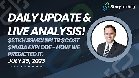 Daily Stock Update & Live Analysis: $STKH $SMCI $PLTR $COST $NVDA Explode - How we predicted it.