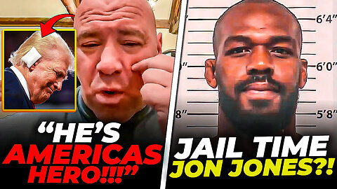 MMA Community REACTS to Donald Trump *INJURY*! Jon Jones CHARGED & JAIL TIME After Drug Testing?!