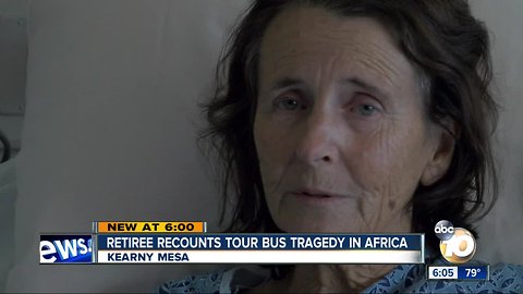 San Diego retiree recounts Africa tour bus crash