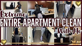 *NEW*✨EXTREME ENTIRE APARTMENT SPEED CLEAN W/ ME & EXTREME SPEED CLEANING MOTIVATION 2021 | ez tingz