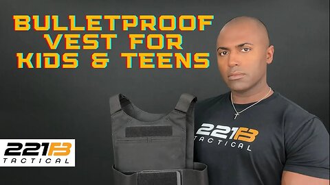 Bulletproof Vest for Kids - 221B Tactical Guardian Angel Body Armor For Children and Teens