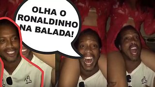 LOUCO É POUCO! Olha só o que o Ronaldinho fez na boate!