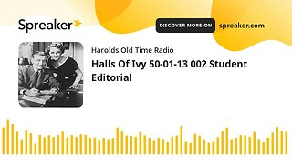 Halls Of Ivy 50-01-13 002 Student Editorial