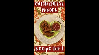 Onion Cheese Pakoda🧅🧀😁