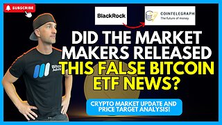 Bitcoin ETF False Reports Trigger Price Surge and Crash! | Daily Technical Analysis