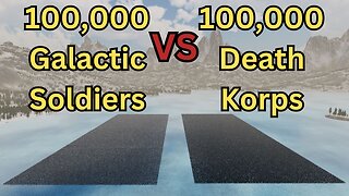 100,000 Galactic Soldiers Versus 100,000 Death Korps || Ultimate Epic Battle Simulator 2