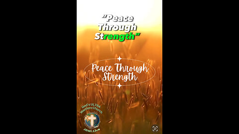 🕊️💪”Peace Through Strength”🕊️💪 Part 2 - New Series by Pastor Jerry & “Prayer 🙏4 Friends”