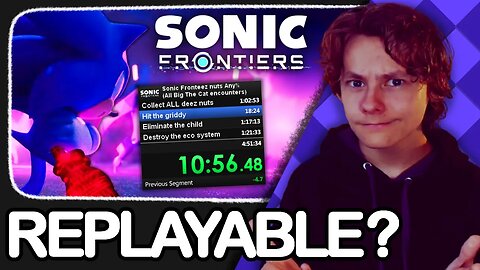 Sonic Frontiers NEEDS Replayability
