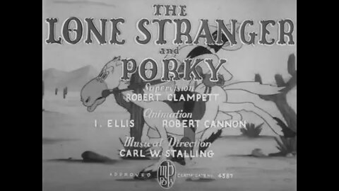 1939, 1-7, Looney Tunes, Lone Stranger & Porky
