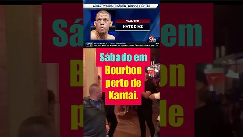 JORNAL dos EUA faz Notícia acerca da briga de RUA de Nate DIaz e anuncia MANDADO de prisão#shorts
