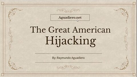 The Great American Hijacking