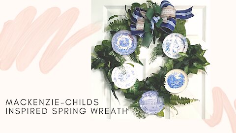 🔲 MacKenzie-Childs 🔳 Inspired Spring Wreath