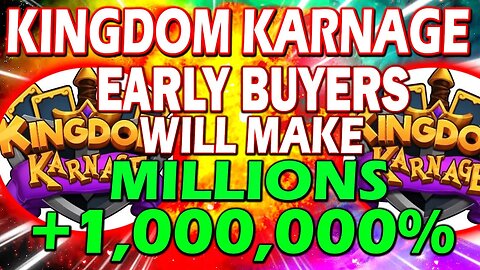 KINGDOM KARNAGE CRYPTO!! ONE OF THE BEST GAMEFI PLAY TO EARN CARD GAMES!!