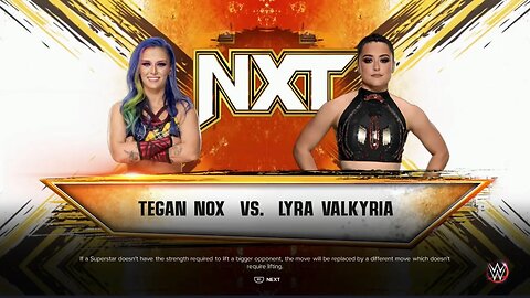 NXT Lyra Valkyria vs Tegan Nox