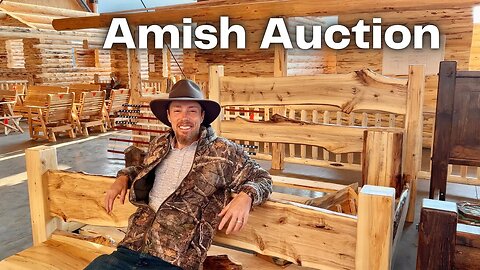 Amish Community ￼Auction - Libby Montana // Flash Mob // Log Cabins // Handmade Quilts