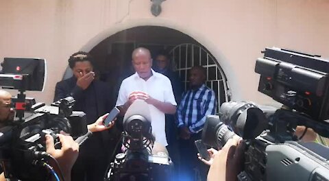 SOUTH AFRICA - Johannesburg - Julius Malema visits the family of Enoch Mpianzi, to convey condolences - Video (h2P)