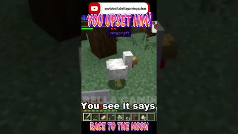 Race To The Moon - You Upset Him! | Minecraft