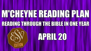 Day 110 - April 20 - Bible in a Year - ESV Edition