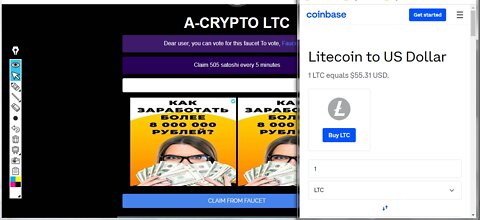 How To Earn Free Litecoin Every 5 Minutes At ARUBLE A CRYPTO LTC Instant Withdraw At FaucetPay