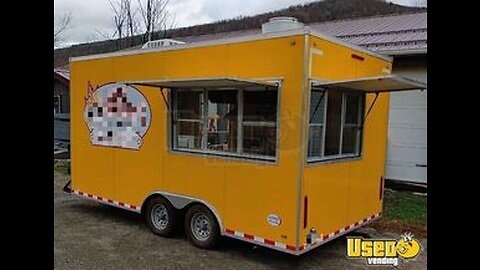 Custom Built 2013 - 8.5’ x 16’ Food Concession Trailer with Spacious Interior for Sale