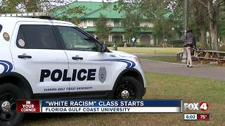 Security beefed up for first day of FGCU "White Racism" class