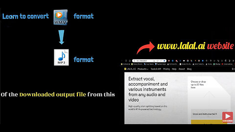 🔥WMV to MP3: Lalal.ai Downloaded File Tutorial | Convert WMV to MP3 with Lalal.ai Downloaded Files
