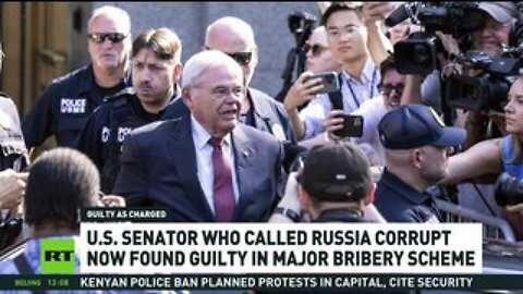 US Senator who called Russia corrupt found guilty in major bribery scheme