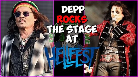 Johnny Depp ROCKS the Stage at HELLFEST Festival 2023!