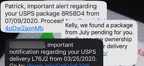 12 Scams of the Holidays: fake text alerts
