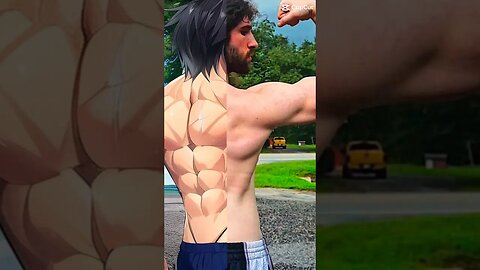 Anime Gains #shorts #anime #muscle #fitness #bodybuilding #cartoon #trend #capcut #abs #gains #gym