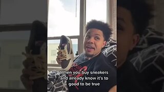 When you get FAKE SNEAKERS